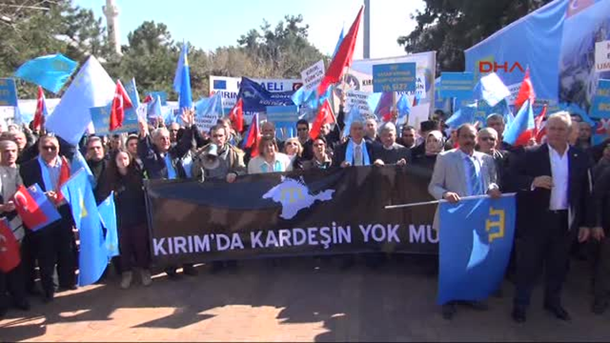 Tekirdağ\'dan Kırım\'a Destek Eylemi