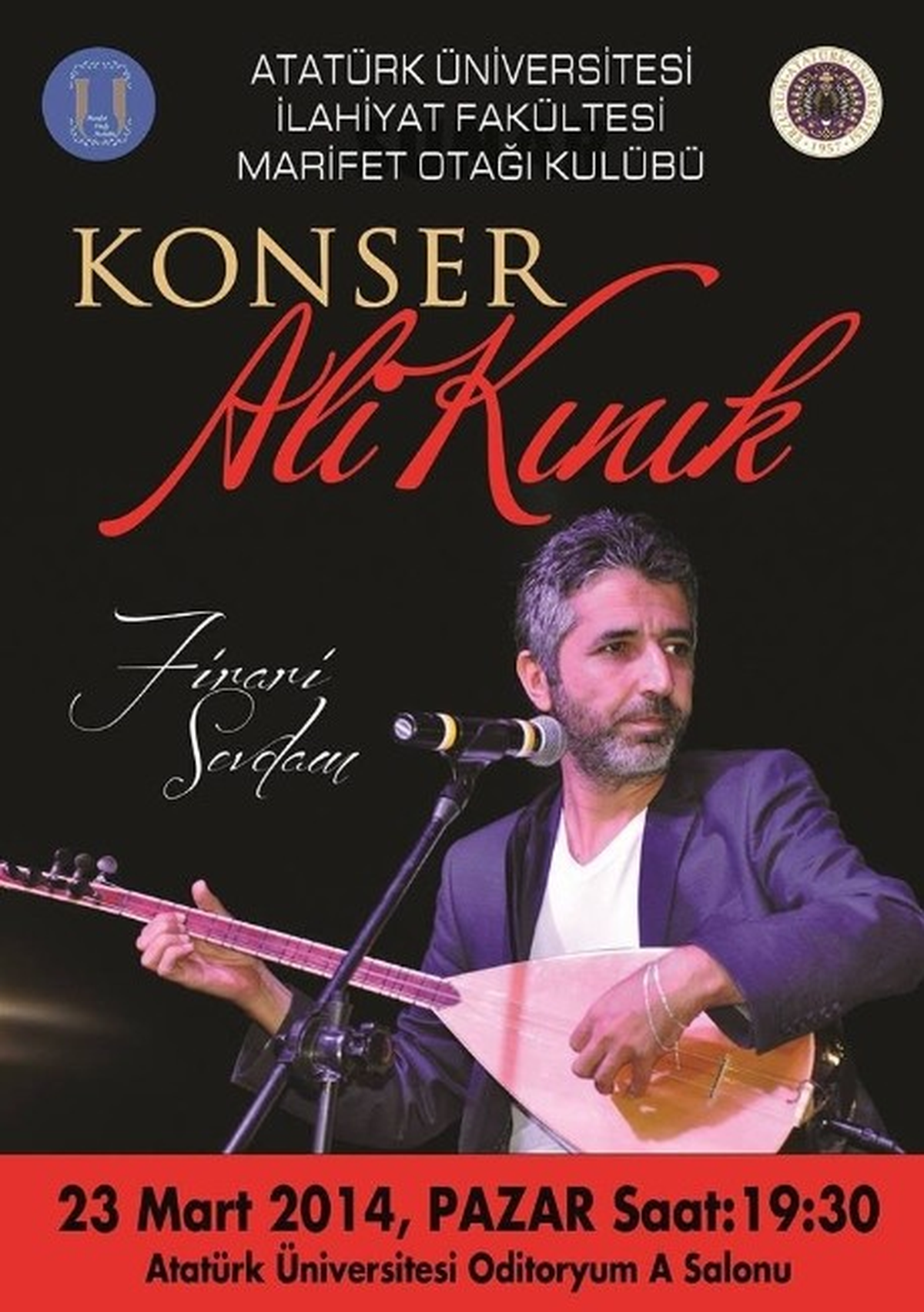 Ali Kınık Erzurum\'a Geliyor