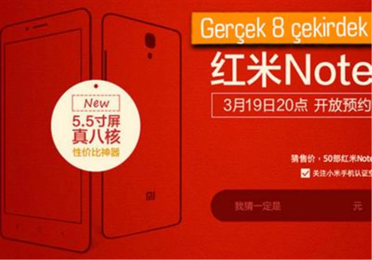 Gerçek Sekiz Çekirdekli Xiaomi Redmi Telefon Onaylandı