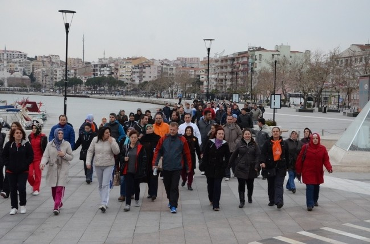 Sağlıklı Çanakkale İçin Yürüdüler