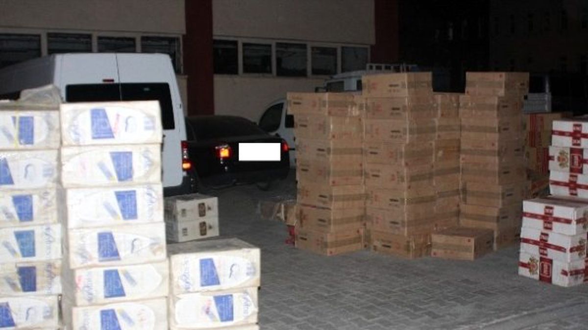 Bayburt\'ta 16 Bin 823 Paket Kaçak Sigara Ele Geçirildi