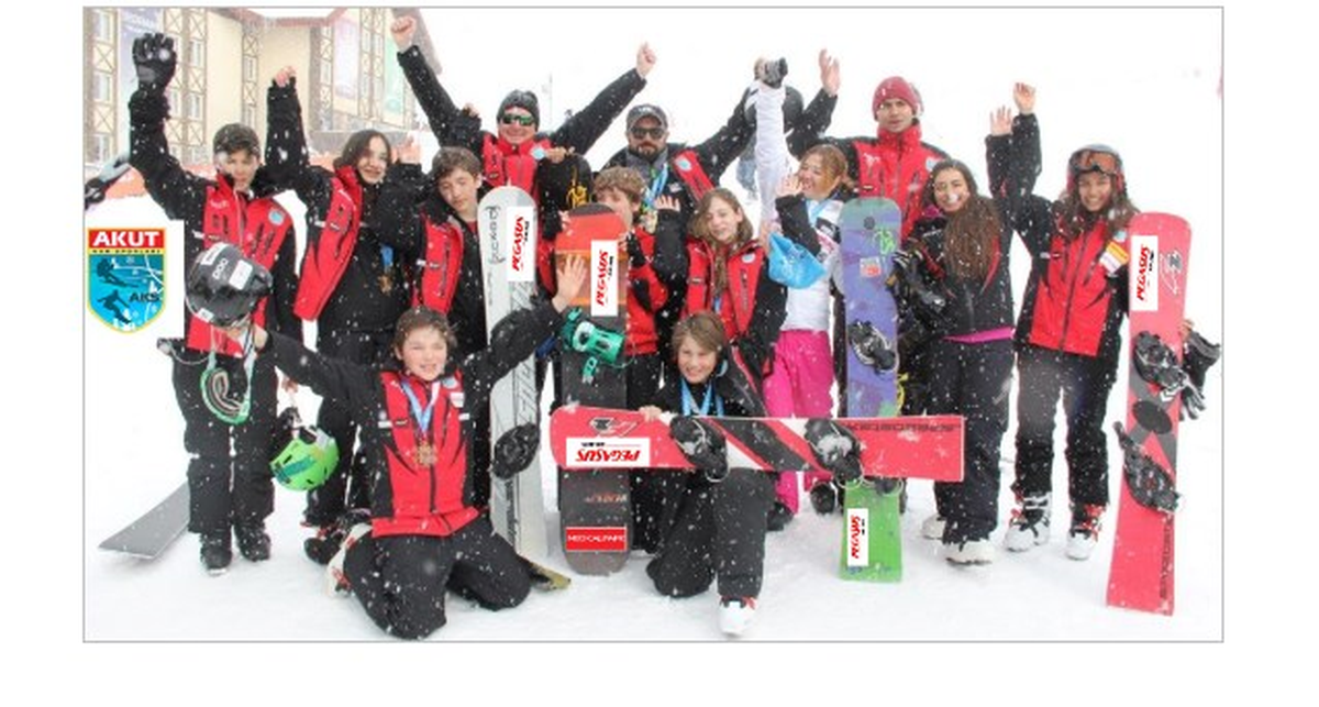 Akut Kar Sporları Snowboard Takımı Sezonu Şampiyonluklarla Kapadı