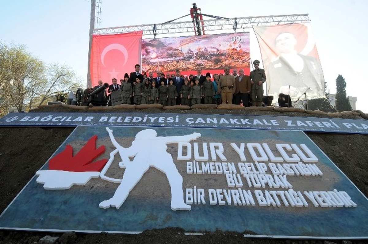 Çanakkale Savaşı Bağcılar\'da Canlandırıldı