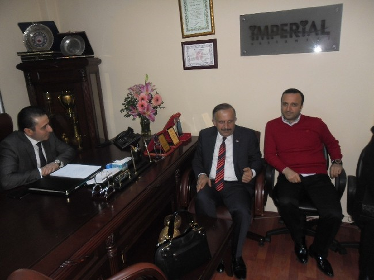 MHP Ortahisar Adayı Abanoz\'dan İmperial Hastanesine Ziyaret