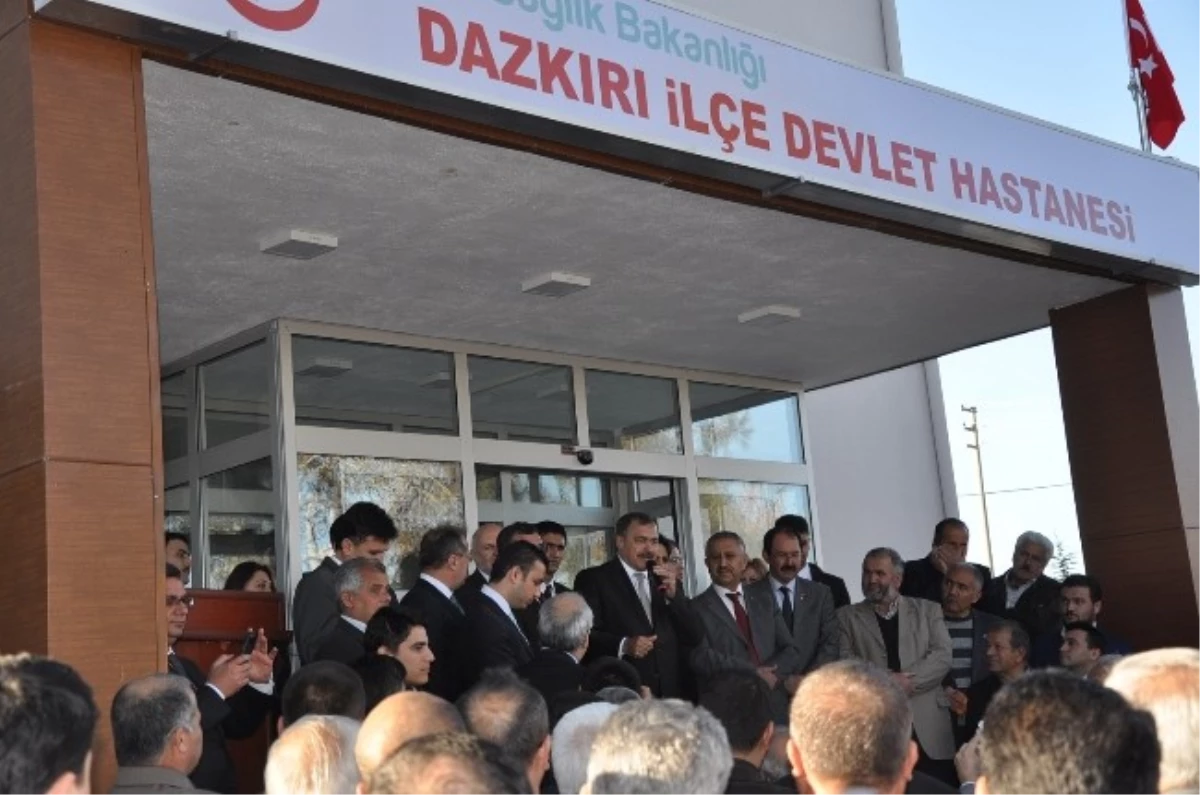 Bakan Eroğlu Dazkırı\'da Devlet Hastanesi Açılış Törenine Katıldı