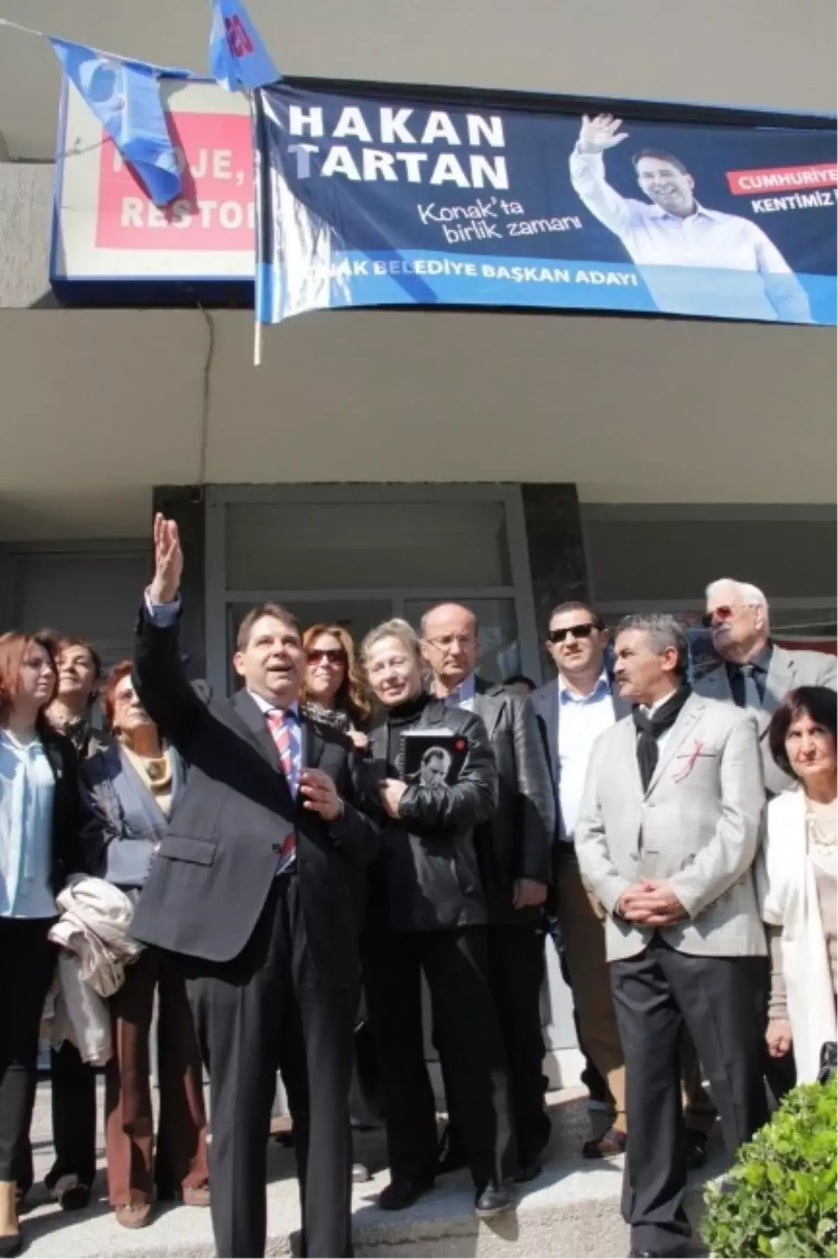 Başkan Tartan'a Sevgi Seli