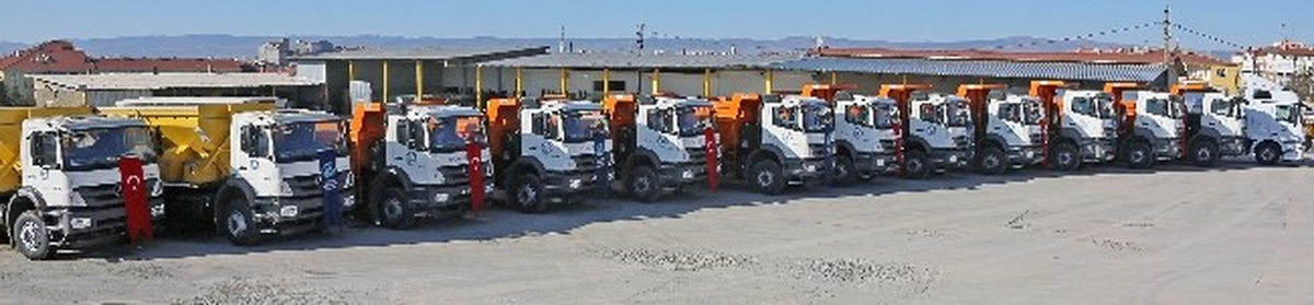 Büyükşehir Belediyesi\'ne 13 Yeni İş Makinesi ve Araç