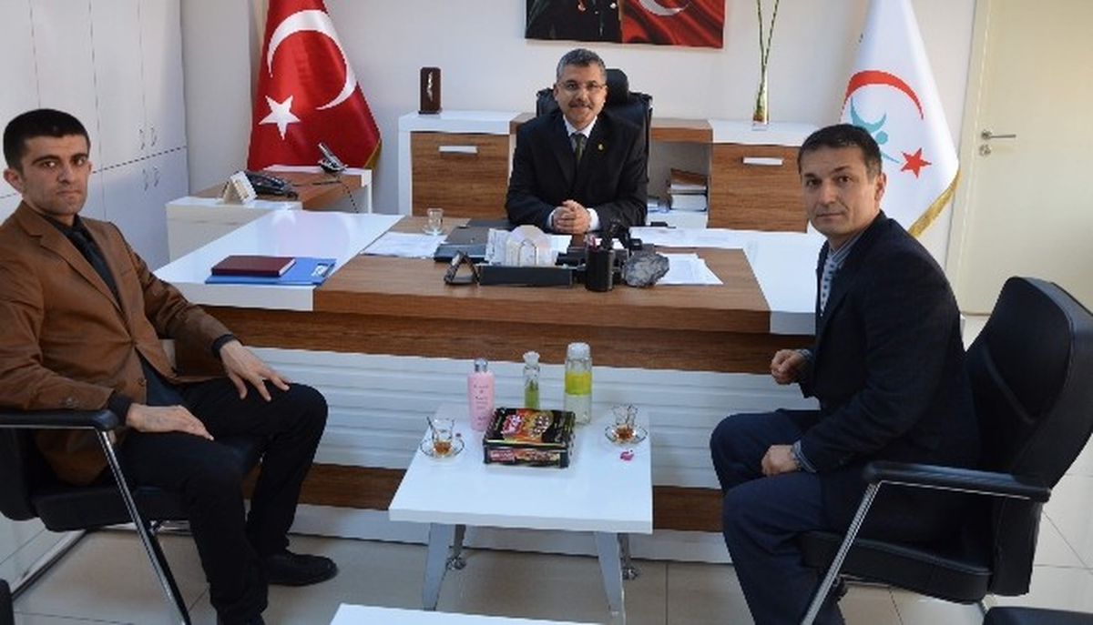 Çevre Sağlığı Teknisyenleri ve Teknikerleri Derneği\'nden Dr. Fidan\'a Ziyaret