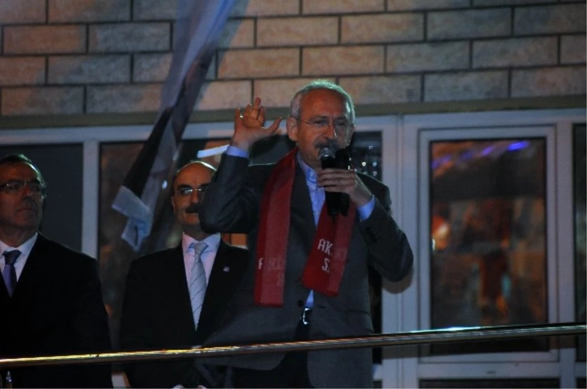 CHP Lideri Kılıçdaroğlu, Akşehir\'de