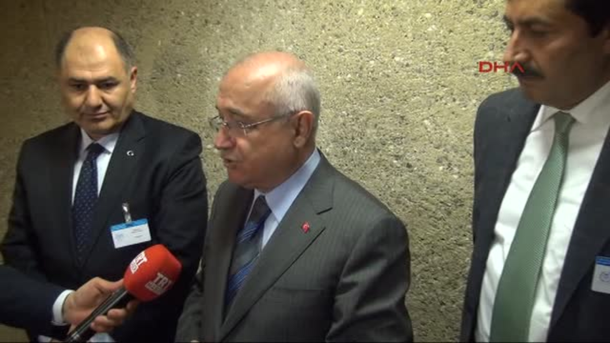 Çiçek, Cenevre\'de Basın Toplantısında Konuştu