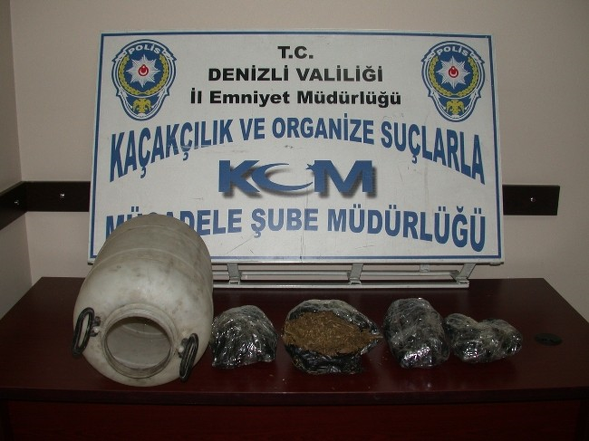 Denizli\'de 1 Kilo 100 Gram Esrar Ele Geçirildi