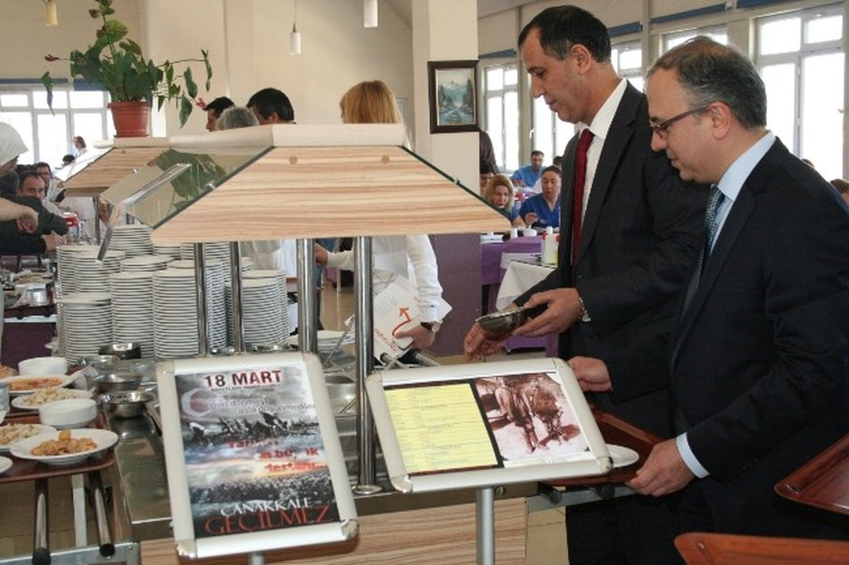 Denizli\'de Hastanelerde Çanakkale Menüsü