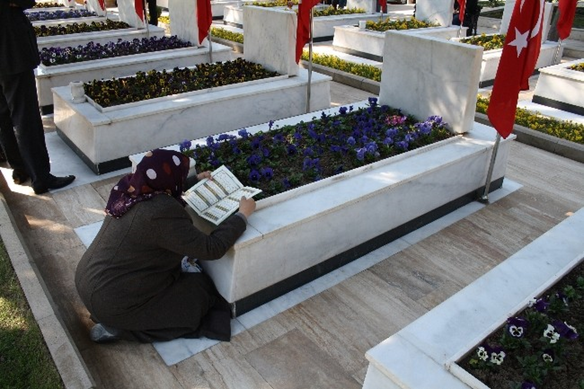 Ekonomi Bakanı Zeybekci, Şehitlerin Kabirlerini Ziyaret Etti