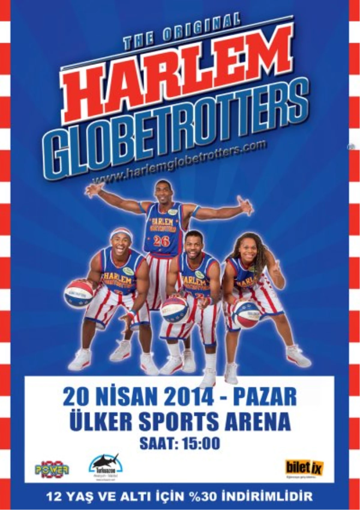 Harlem Globetrotters Basketbol Grubu\'dan Eğlenceli Gösteri