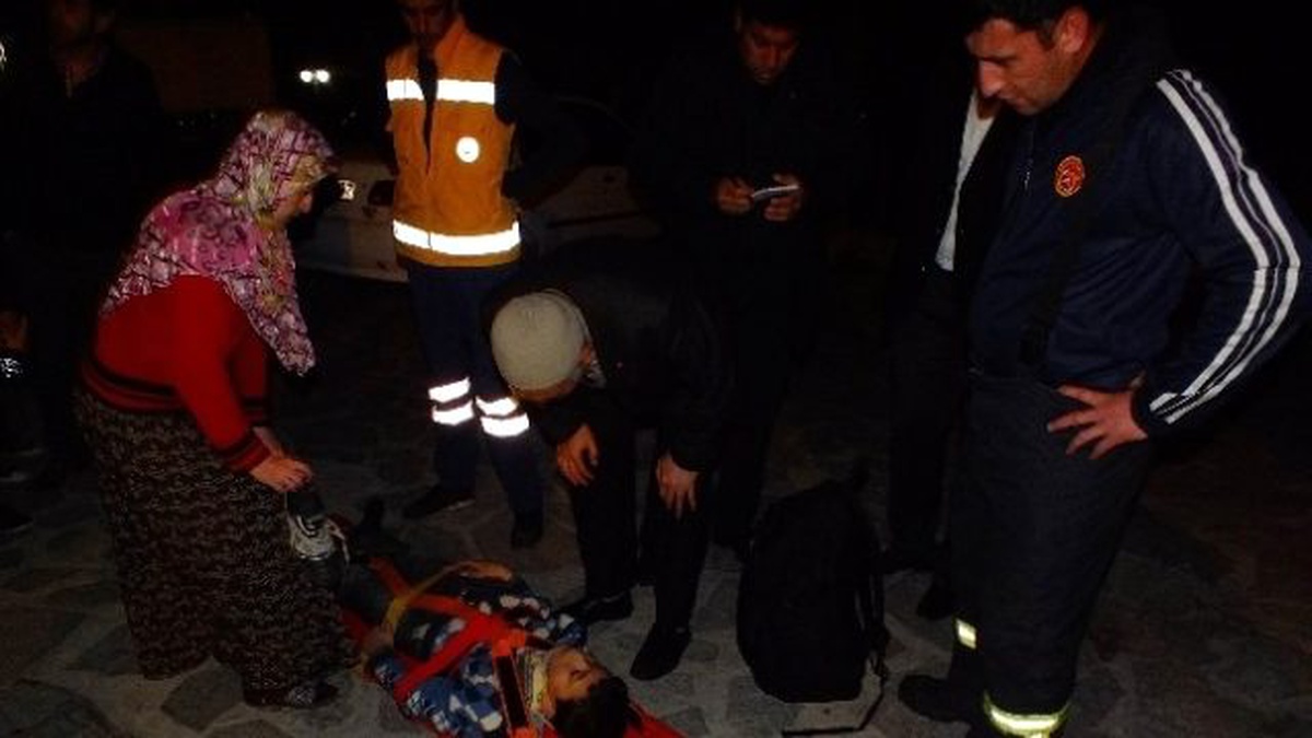Köpekten kaçan çocuk 20 metrelik uçuruma yuvarlanarak yaralandı -