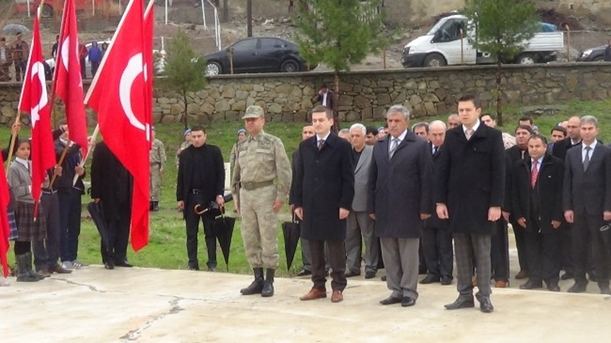 Kulp\'ta 18 Mart Şehitleri Anma Günü ve Çanakkale Deniz Zaferi Töreni