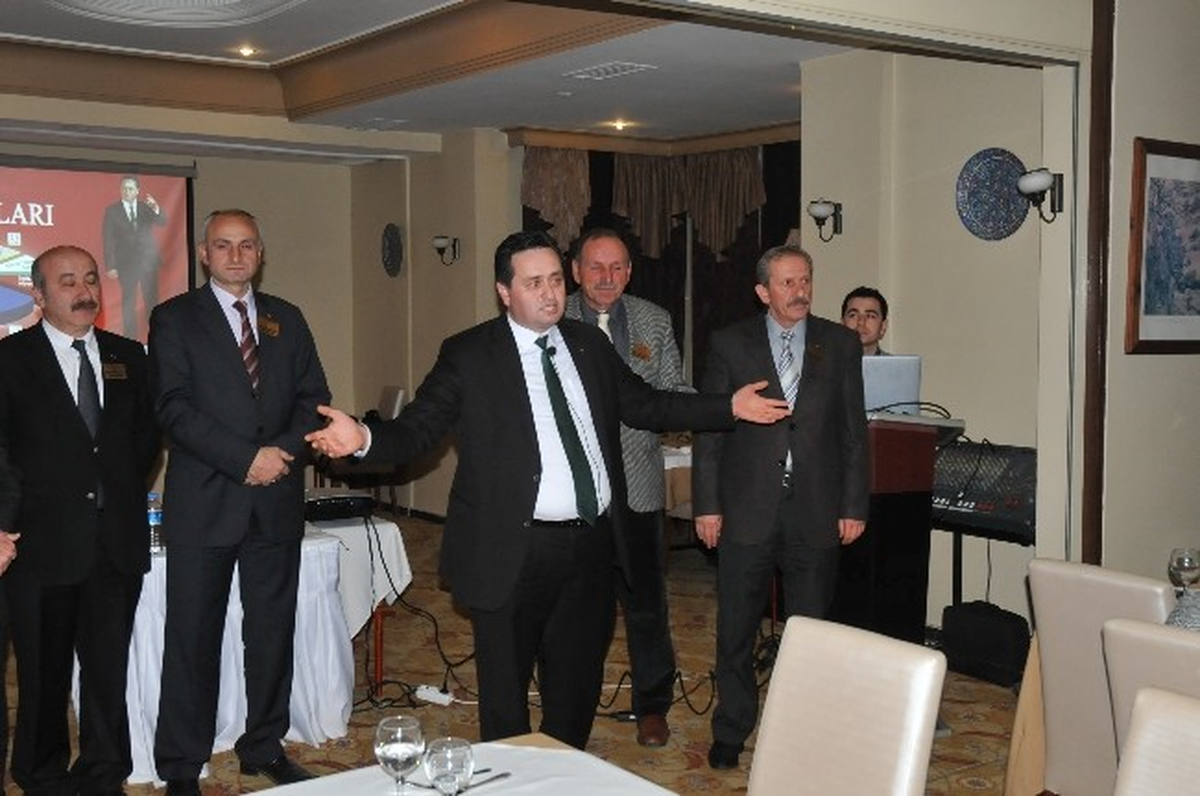 MHP\'li Başkan Adayı Okan Yanmaz Müteahhit, Taşeron ve İşçilerle Bir Araya Geldi