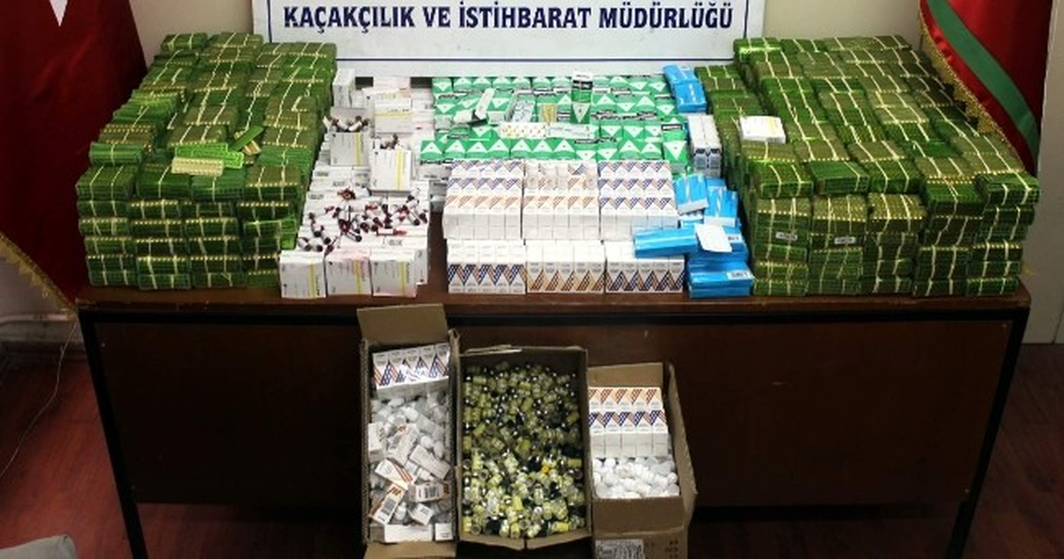 Mısır\'dan Getirilen Gümrük Kaçağı İlaçlar Gaziantep\'te Ele Geçirildi