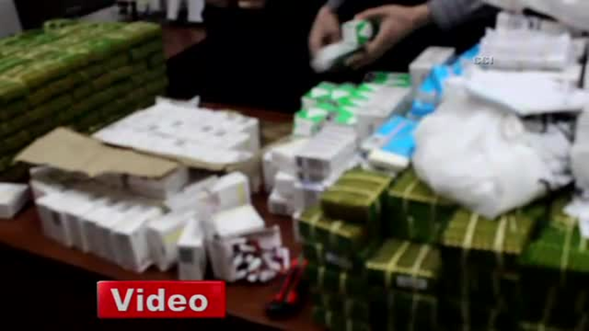 Mısır\'dan Getirilen Gümrük Kaçağı İlaçlar Gaziantep\'te Ele Geçirildi