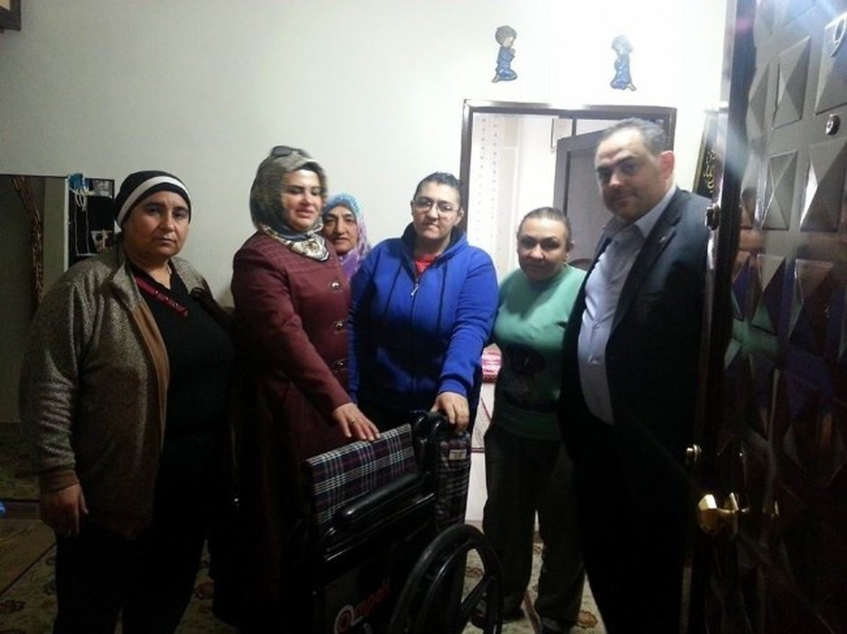 Seydaoğlu\'nun Eşi Engellilere Yardımlarını Sürdürüyor