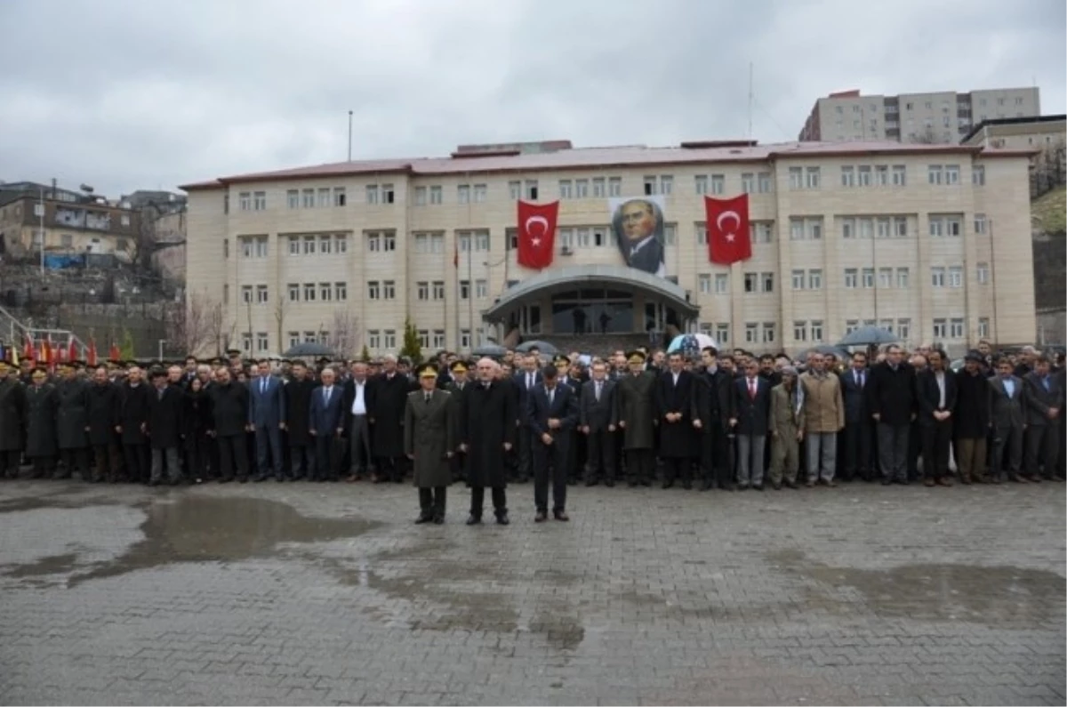 Şırnak\'ta 18 Mart Şehitleri Anma Günü ve Çanakkale Deniz Zaferi Töreni
