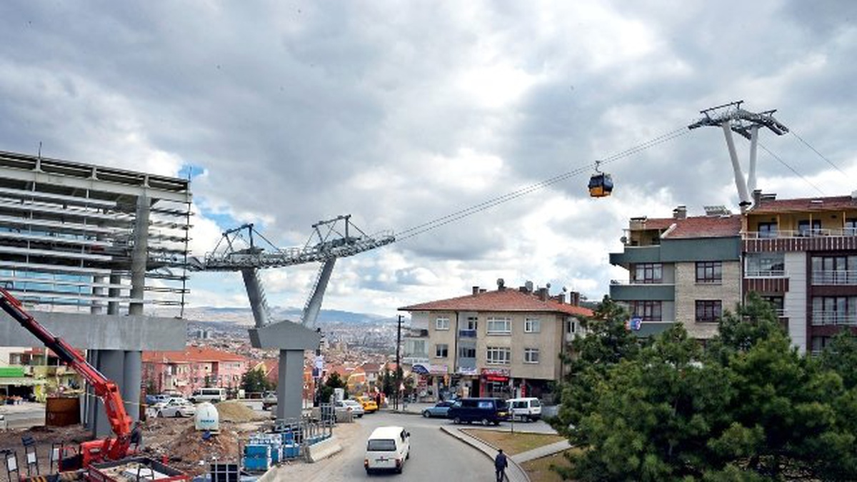 Yenimahalle-Şentepe Teleferik Hattı İçin Geri Sayım