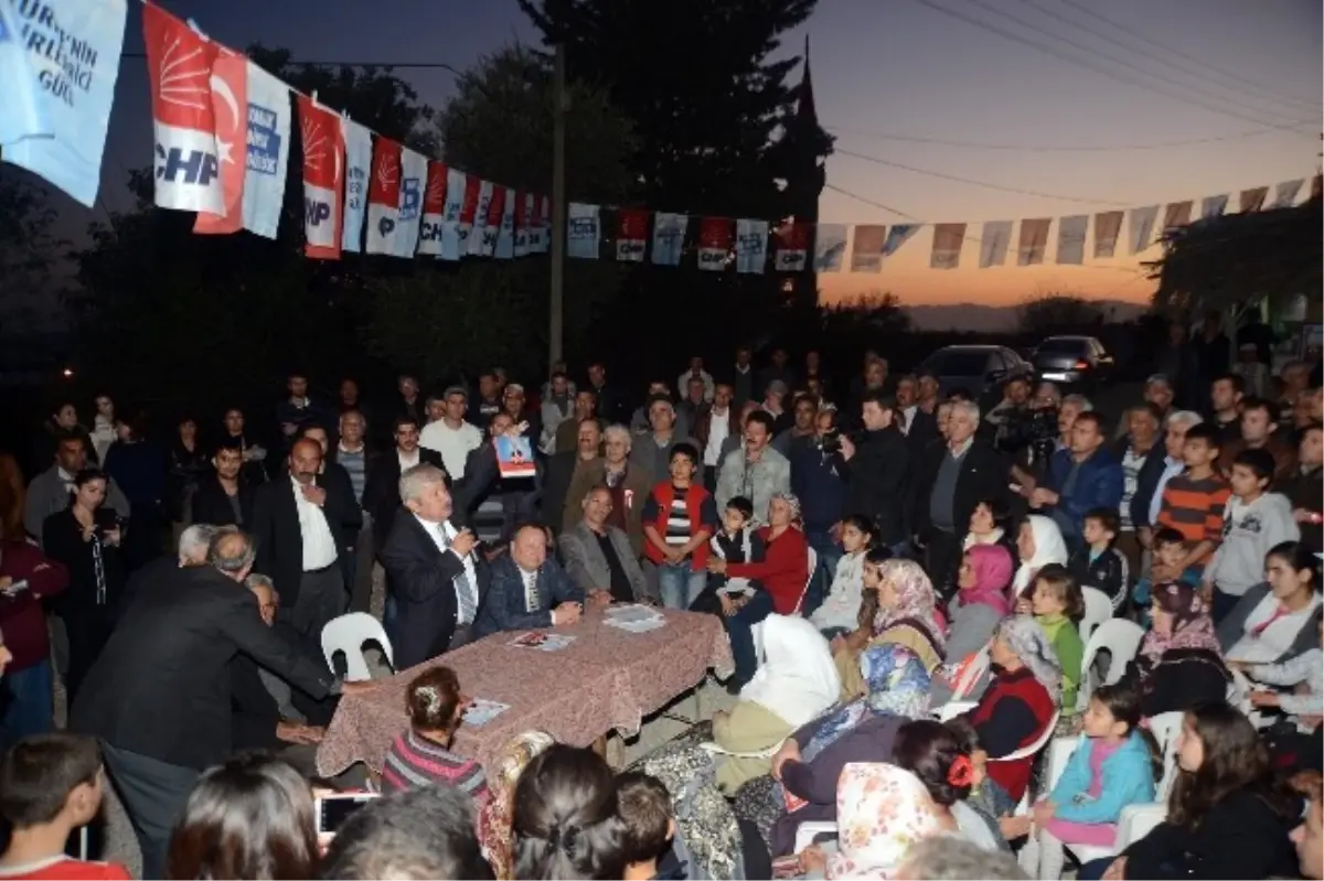 Başkan Akaydın, İlçe ve Köy Ziyaretlerine Devam Ediyor