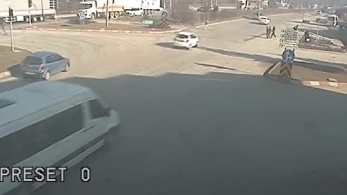 Bolu\'da Trafik Kazaları MOBESE\'ye Yansıdı