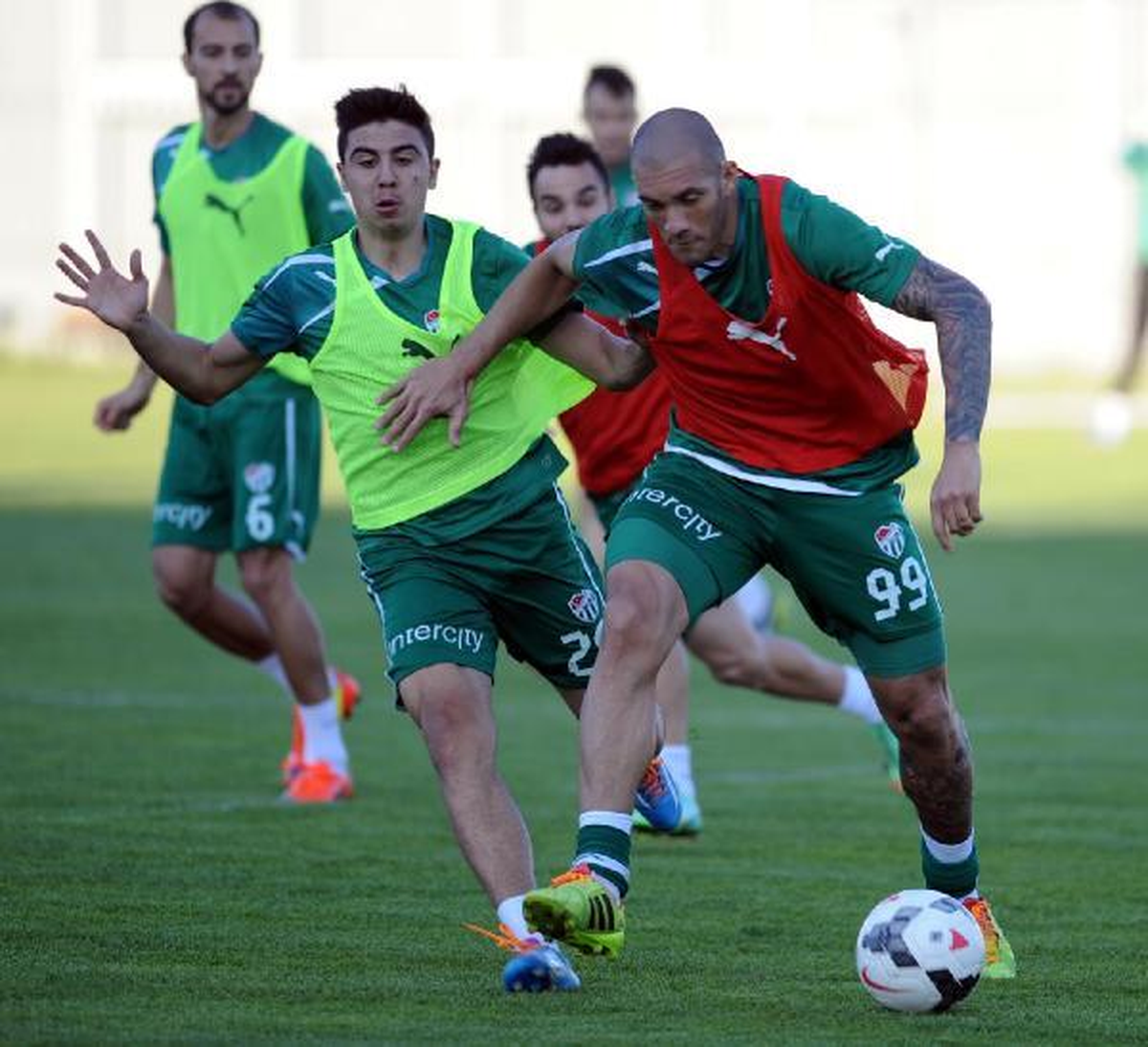 Bursaspor Gol Çalışması Yaptı