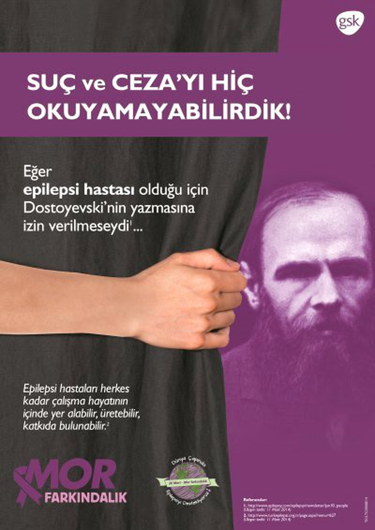 GSK, Dünya Epilepsi Gününde Herkesi Mor Giymeye Davet Ediyor