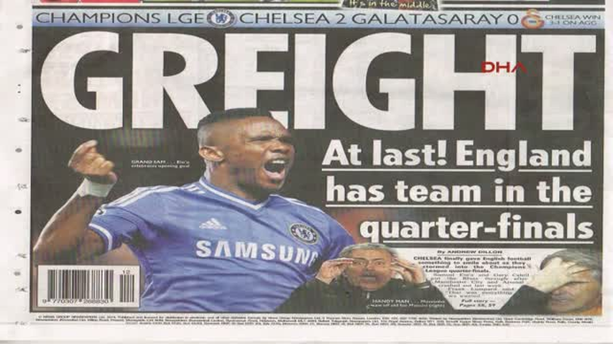İngiliz İşi, Drogba\'yı Maçtan Önce Gökelere Çıkarttılar Şimdi Batırdılar