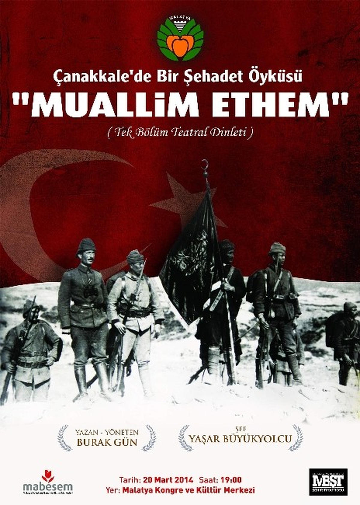 Muallim Ethem\' Tiyatro Oyunu Ücretsiz Sahnelenecek