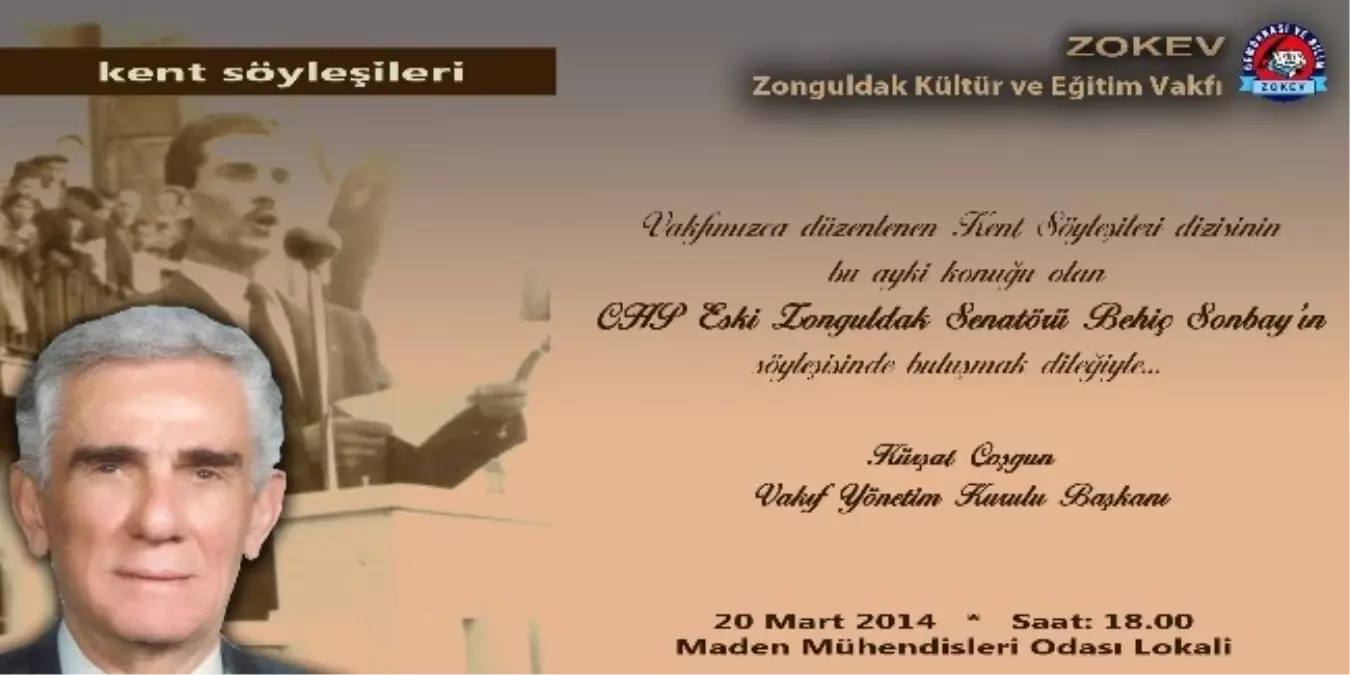 Zokev\'in "Kent Söyleşileri" Toplantıları Sürüyor