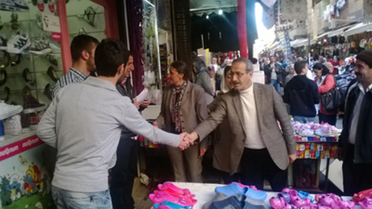 Bağlar Adaylarından Tüm Gün Esnaf Ziyareti