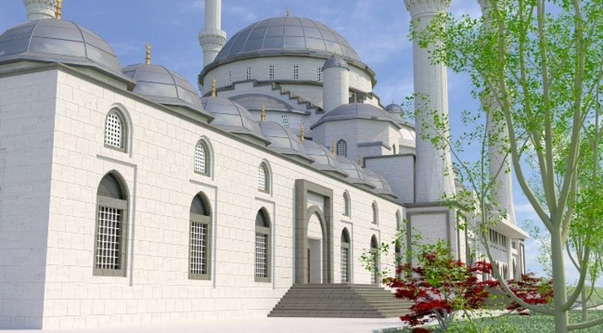 Çomü Camii İnşaatı Başlıyor