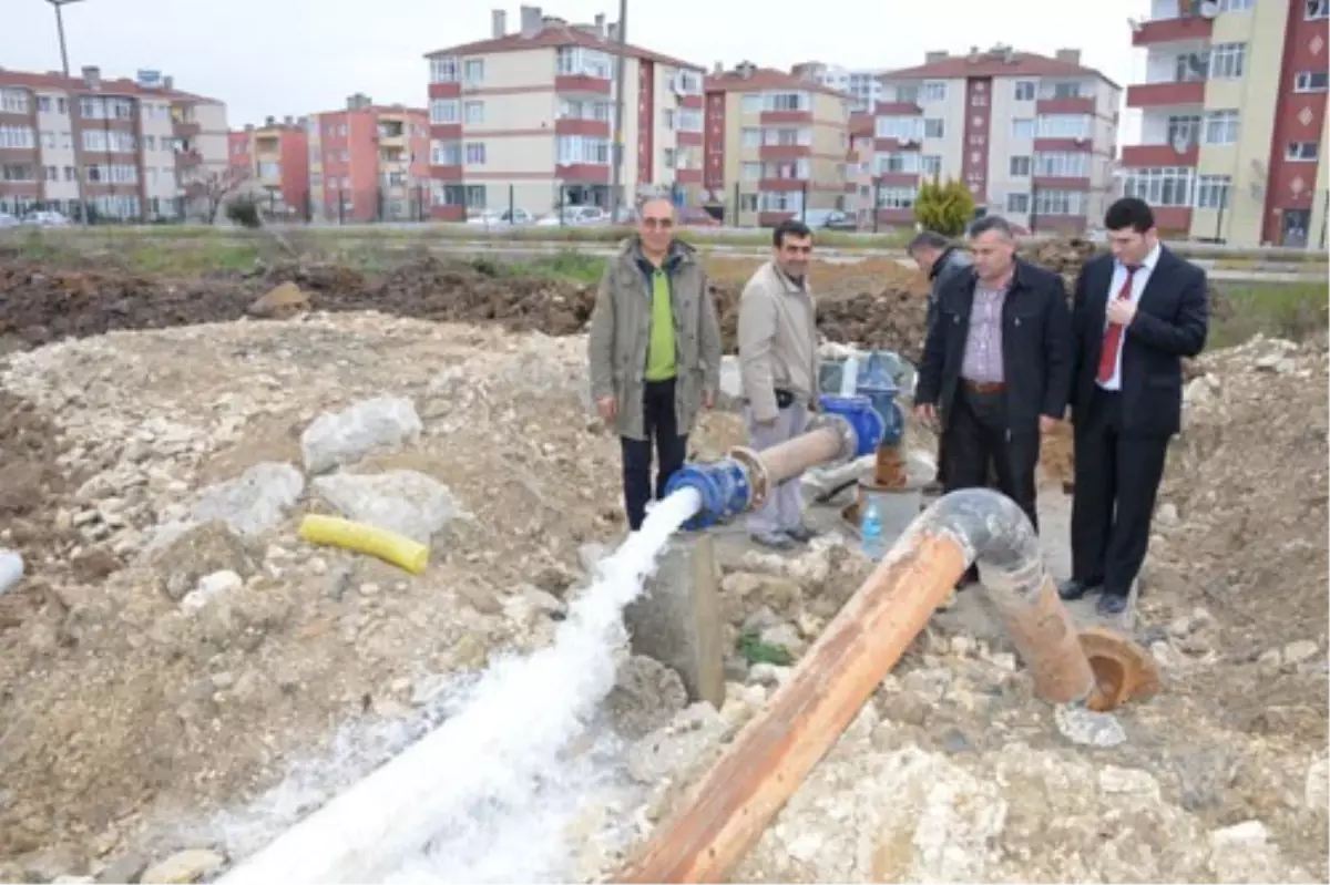 Kapaklı\'da Su Kuyusunun Geçici Kabulü Yapıldı