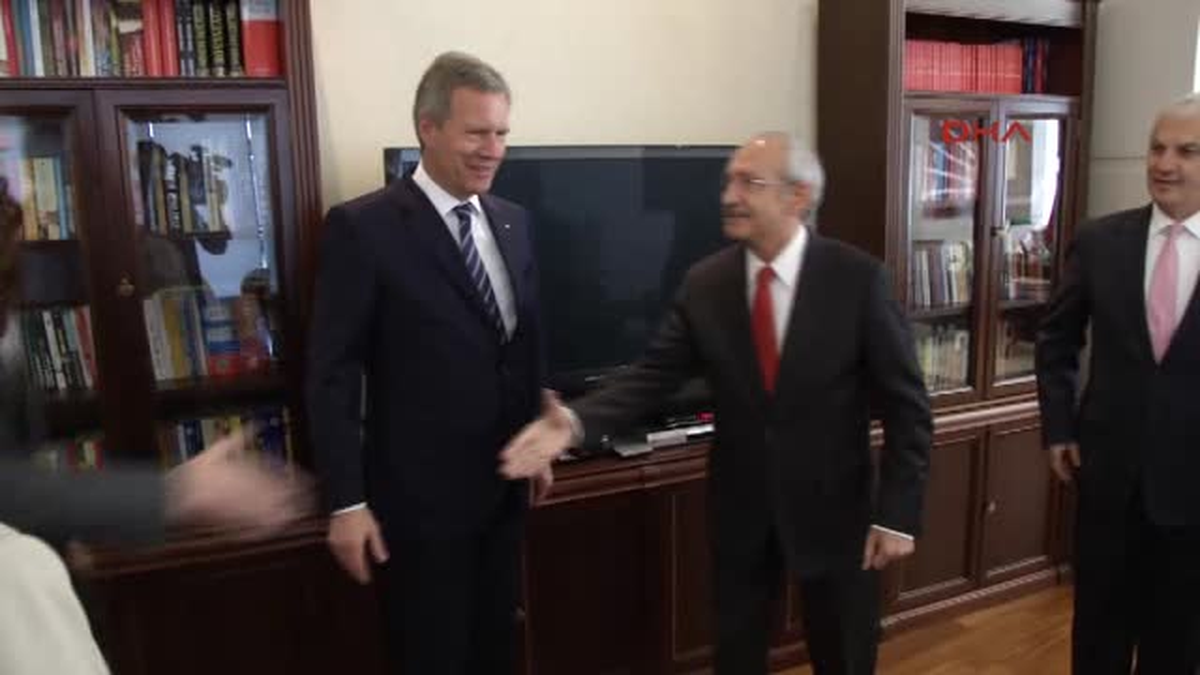 Kılıçdaroğlu, Almanya Eski Cumhurbaşkanı Wulff ile Görüştü