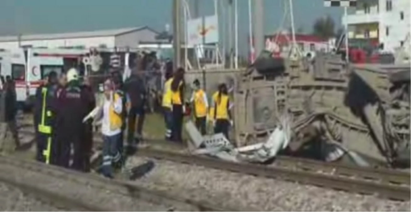 Mersin\'de Tren Kazası: 9 Ölü