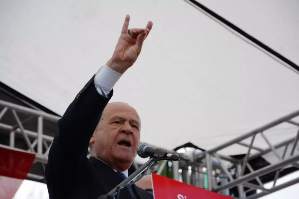 MHP Genel Başkanı Bahçeli Polatlı\'da Miting Düzenledi