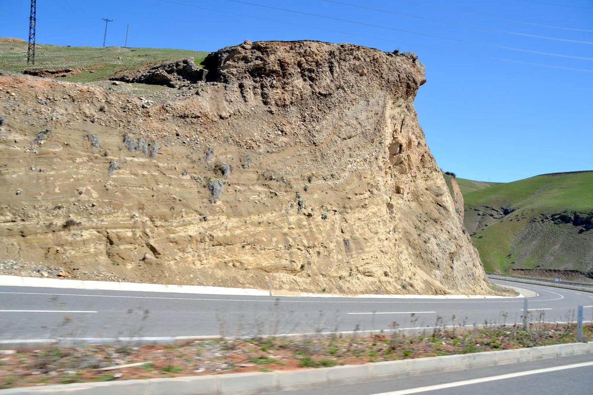 Siirt\'te Heyelan Tehlikesi