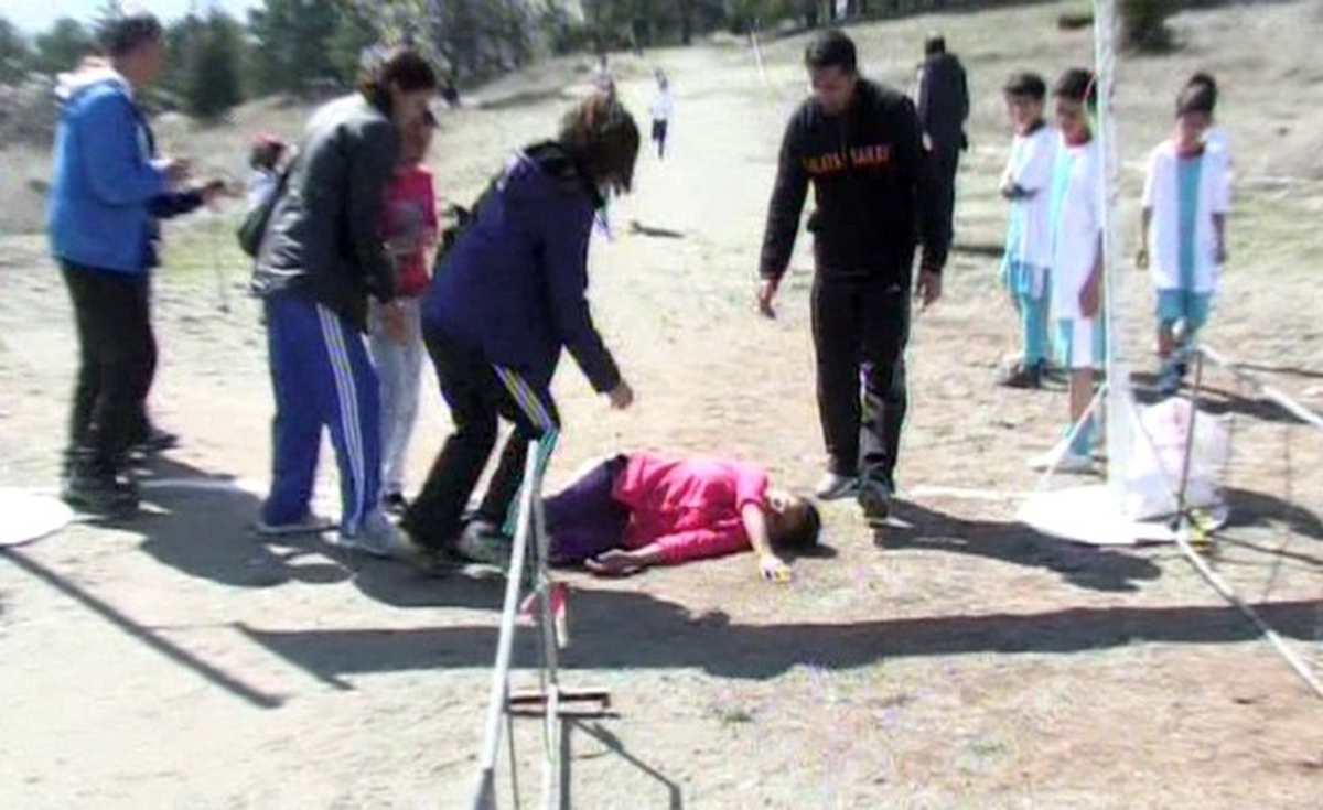 Yarışı 3\'üncü Bitirdi Bayıldı
