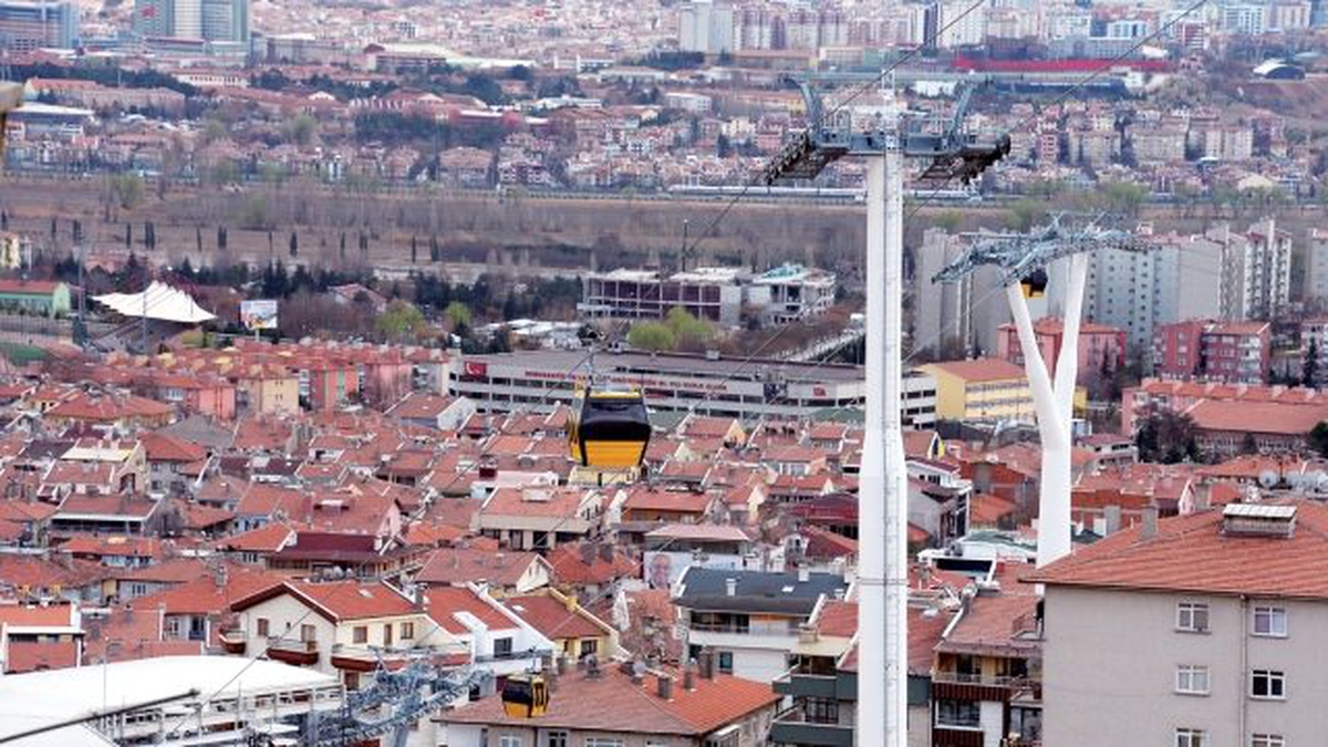 Yenimahalle-Şentepe Teleferiği Test Sürüşleri Başladı