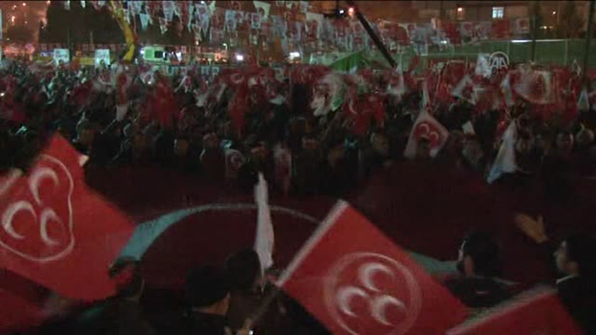 MHP Genel Başkanı Bahçeli Elmadağ\'da Açıklaması