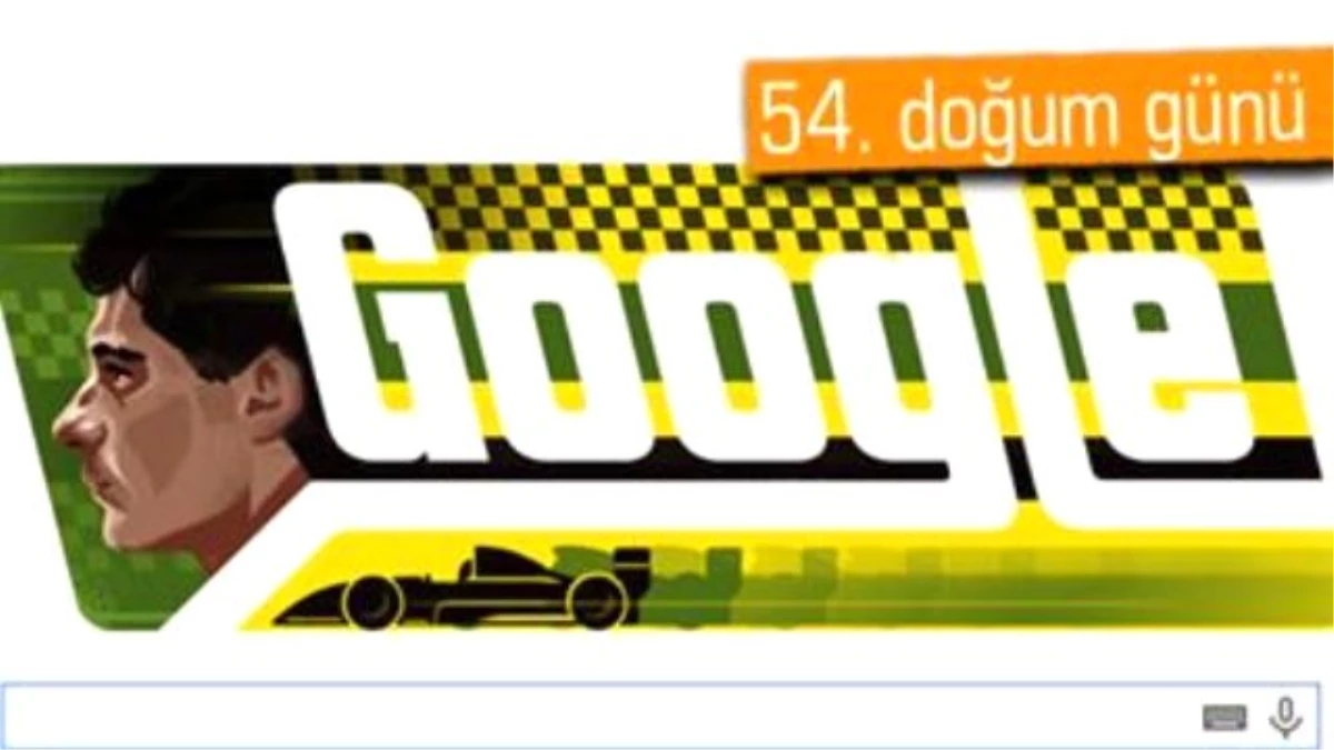 Google\'dan Ayrton Senna Doodle\'ı