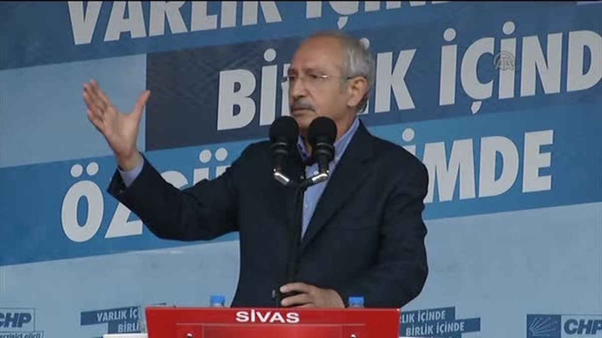 Kılıçdaroğlu, Sivas\'ta Konuştu