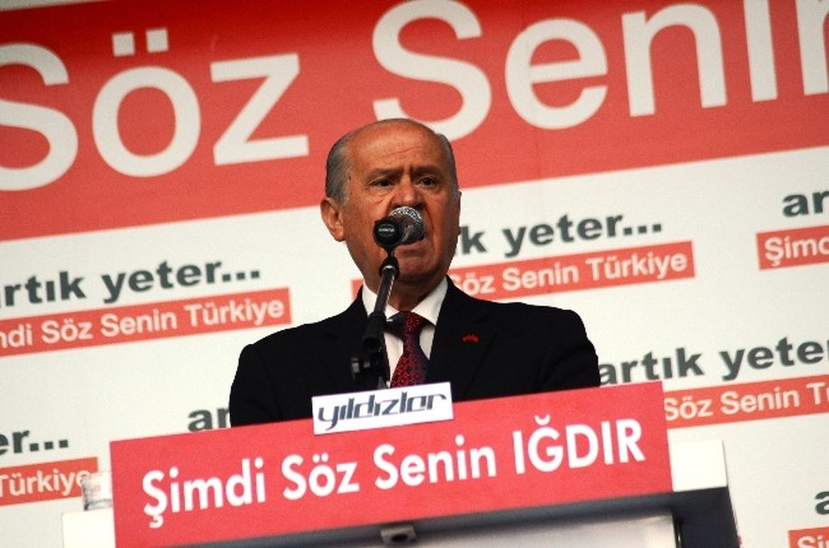 MHP Genel Başkanı Bahçeli Iğdır\'da