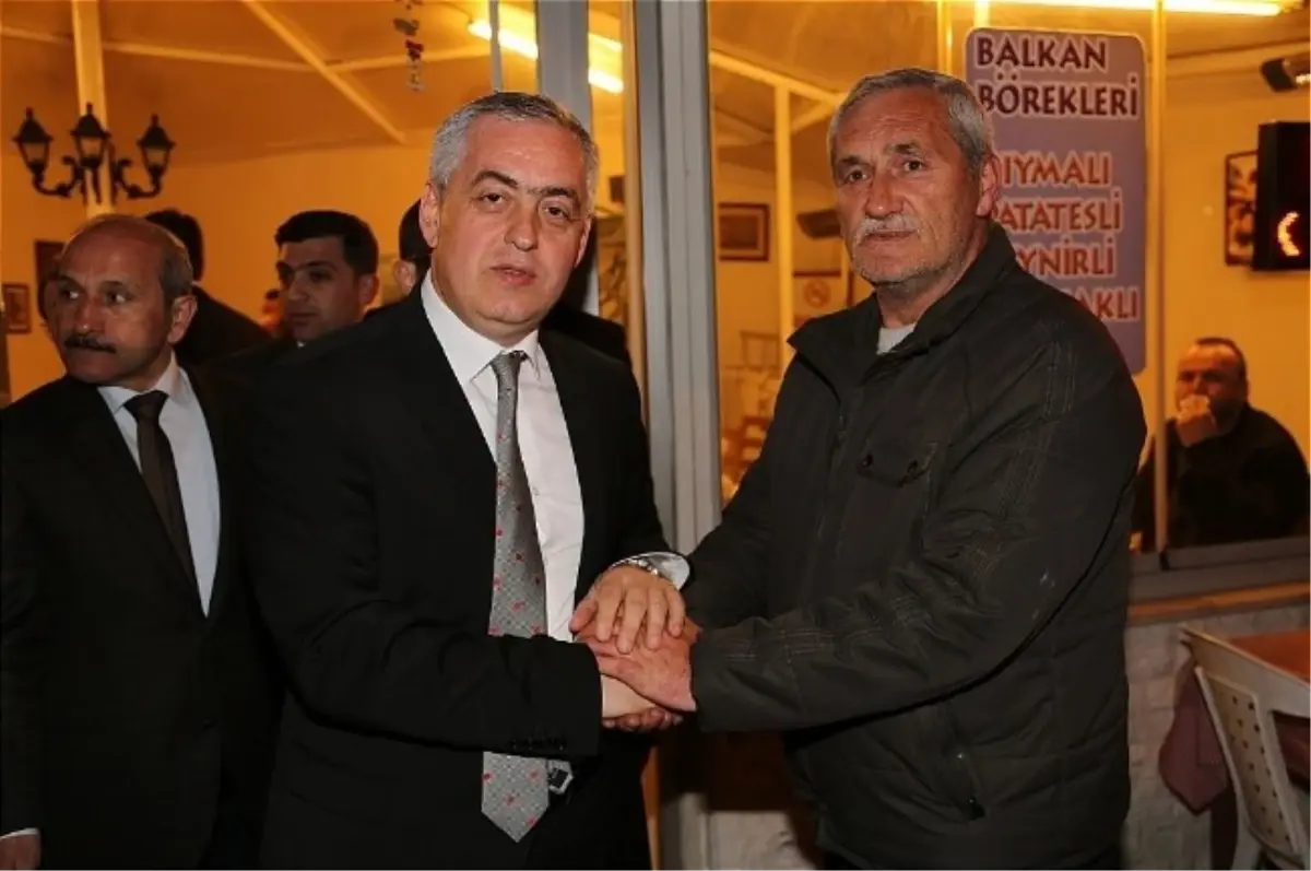 Remzi Aydın, Alibeyköy Esnafıyla Sohbet Etti