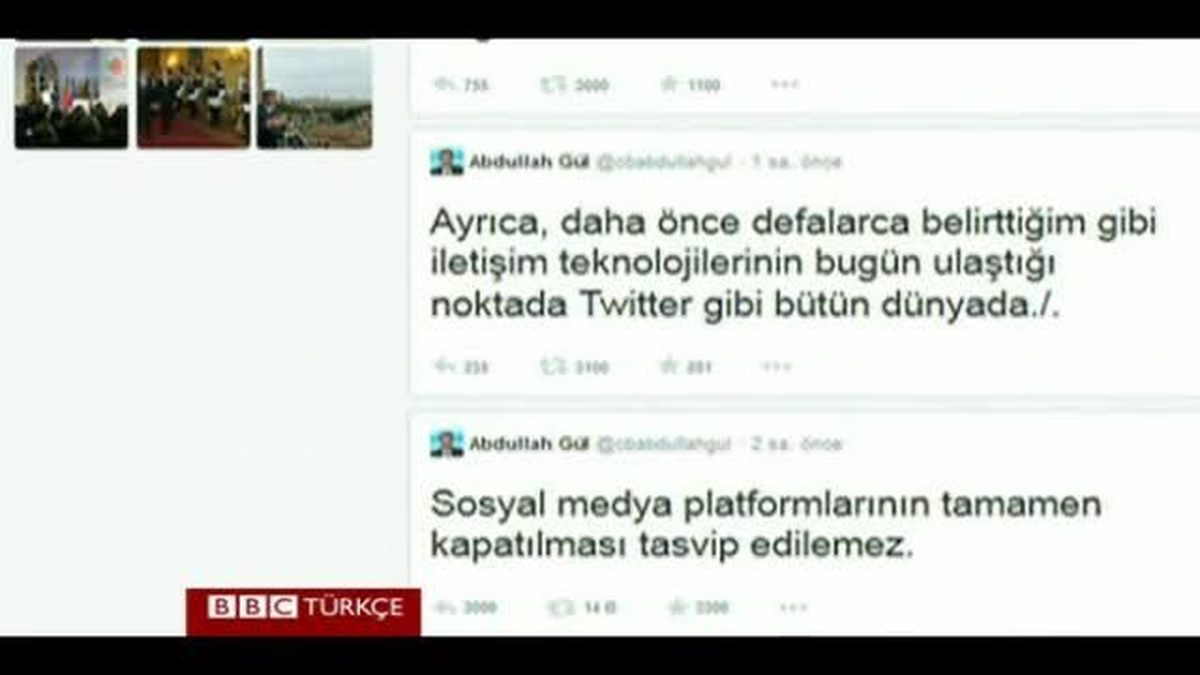 Twitter: Abdullah Gül ve CHP\'den Tepki