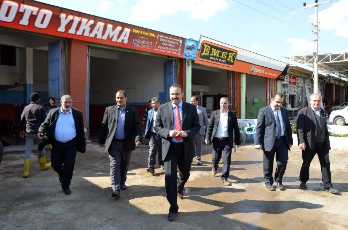 BTP Kilis Adayı Akdağ, Sanayi Sitesini Gezdi