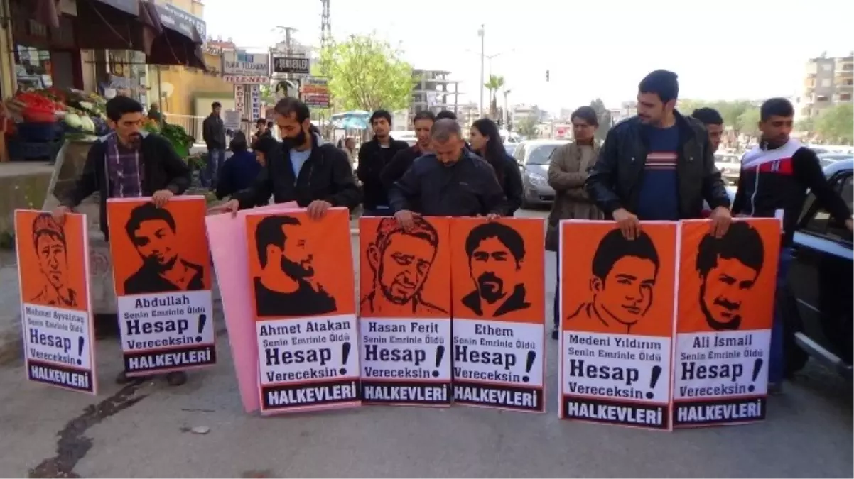 Başbakan\'ın Hatay Ziyareti Öncesinde Protesto Gösterisi